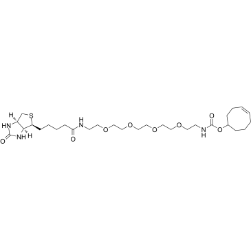 生物素-四聚乙二醇-反式环辛烯，TCO-PEG4-biotin，cas:2183440-30-2